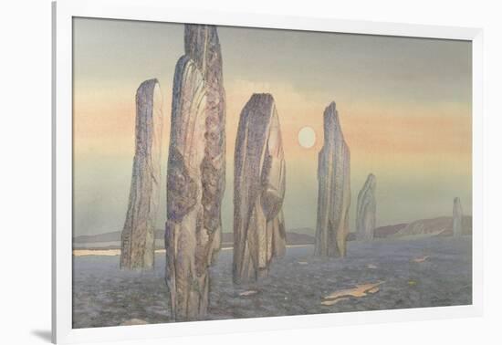 Spirits of Callanish, Isle of Lewis, 1987-Evangeline Dickson-Framed Giclee Print