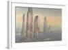 Spirits of Callanish, Isle of Lewis, 1987-Evangeline Dickson-Framed Giclee Print