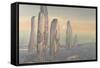 Spirits of Callanish, Isle of Lewis, 1987-Evangeline Dickson-Framed Stretched Canvas