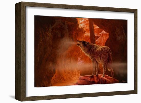 Spirits of Mist Canyon-Gordon Semmens-Framed Giclee Print