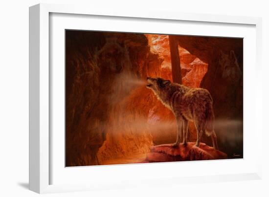 Spirits of Mist Canyon-Gordon Semmens-Framed Giclee Print