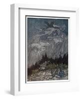 Spirits of the Catskill Mountains-Arthur Rackham-Framed Art Print