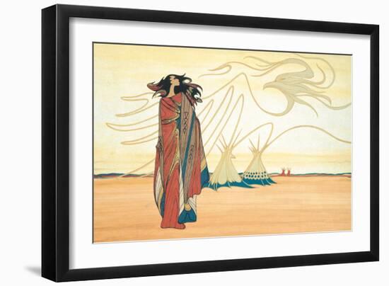 Spirits of the Plains-Maxine Noel-Framed Art Print