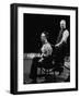 Spiritual Healer Harry Edwards, a Patients Humped Back Appears Staighter-null-Framed Photographic Print