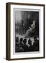 Spiritualism in New England - an Evening with a Medium in Boston - A Message from Another World. Fr-null-Framed Giclee Print