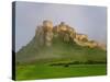 Spissky Hrad in Mist, Slovakia-Keren Su-Stretched Canvas