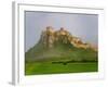 Spissky Hrad in Mist, Slovakia-Keren Su-Framed Photographic Print