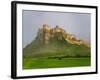 Spissky Hrad in Mist, Slovakia-Keren Su-Framed Photographic Print