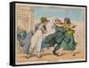 Spit Fires. Sessions House, Clerkenwell-Thomas Rowlandson-Framed Stretched Canvas