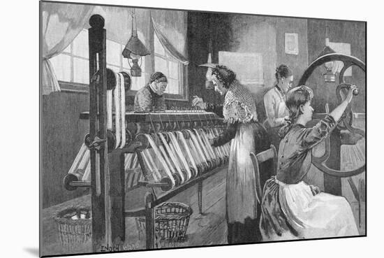 Spitalfields Silk Weavers, 1893-Enoch Ward-Mounted Giclee Print