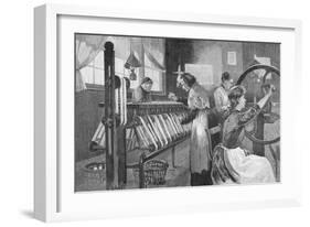 Spitalfields Silk Weavers, 1893-Enoch Ward-Framed Giclee Print