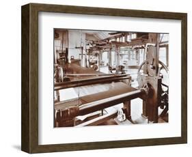 Spitalfields Silk Weaving Industry, Alma Road, Bethnal Green, London, 1909-null-Framed Photographic Print