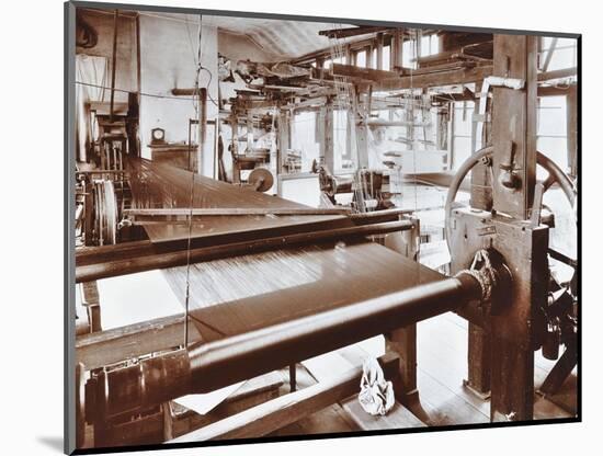 Spitalfields Silk Weaving Industry, Alma Road, Bethnal Green, London, 1909-null-Mounted Photographic Print