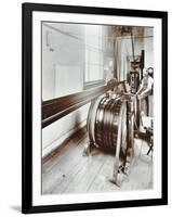 Spitalfields Silk Weaving Industry, Alma Road, Bethnal Green, London, 1909-null-Framed Photographic Print