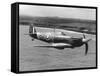 Spitfire in Flight-null-Framed Stretched Canvas