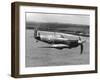 Spitfire in Flight-null-Framed Premium Photographic Print