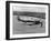 Spitfire in Flight-null-Framed Premium Photographic Print