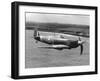 Spitfire in Flight-null-Framed Premium Photographic Print