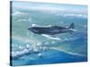 Spitfire Pr Mk IV Over Sicily-Roy Cross-Stretched Canvas