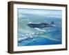 Spitfire Pr Mk IV Over Sicily-Roy Cross-Framed Art Print