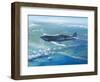 Spitfire Pr Mk IV Over Sicily-Roy Cross-Framed Art Print