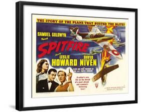 Spitfire, Rosamund John, David Niven, Leslie Howard, 1942-null-Framed Photo