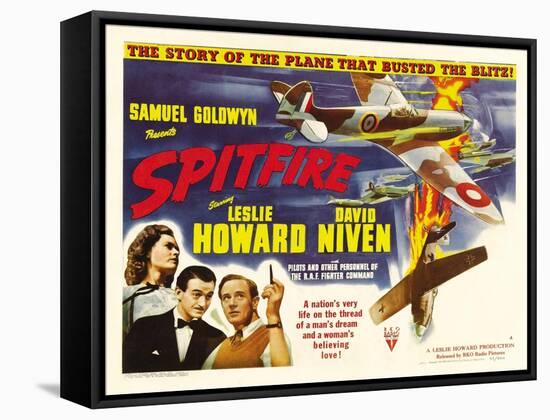 Spitfire, Rosamund John, David Niven, Leslie Howard, 1942-null-Framed Stretched Canvas