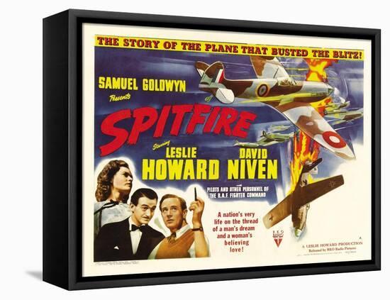 Spitfire, Rosamund John, David Niven, Leslie Howard, 1942-null-Framed Stretched Canvas