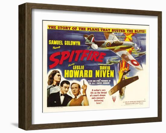 Spitfire, Rosamund John, David Niven, Leslie Howard, 1942-null-Framed Photo