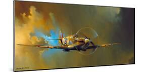 Spitfire-Barrie Clark-Mounted Art Print