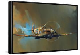 Spitfire-Barrie Clark-Framed Stretched Canvas