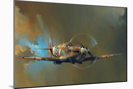 Spitfire-Barrie Clark-Mounted Art Print