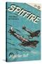 Spitfire-Rocket 68-Stretched Canvas