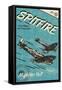 Spitfire-Rocket 68-Framed Stretched Canvas