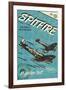 Spitfire-Rocket 68-Framed Giclee Print