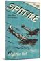 Spitfire-Rocket 68-Mounted Giclee Print