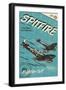 Spitfire-Rocket 68-Framed Giclee Print