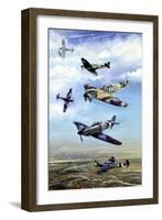 Spitfires & Hurricanes, 2012-Alex Williams-Framed Giclee Print