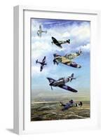 Spitfires & Hurricanes, 2012-Alex Williams-Framed Giclee Print