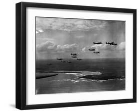 Spitfires on Patrol-null-Framed Premium Photographic Print