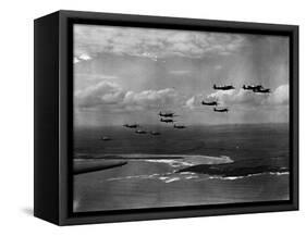 Spitfires on Patrol-null-Framed Stretched Canvas