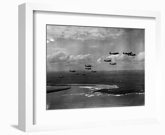 Spitfires on Patrol-null-Framed Photographic Print