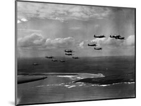 Spitfires on Patrol-null-Mounted Photographic Print