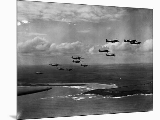 Spitfires on Patrol-null-Mounted Photographic Print