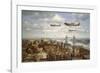 Spitfires Over London-John Young-Framed Giclee Print