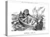 Spithead Review Cartoon 1897-John Tenniel-Stretched Canvas