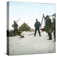 Spitsbergen, Andree Expedition to the North Pole, Back from Hunting-Leon, Levy et Fils-Stretched Canvas