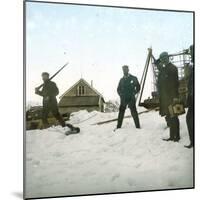 Spitsbergen, Andree Expedition to the North Pole, Back from Hunting-Leon, Levy et Fils-Mounted Photographic Print