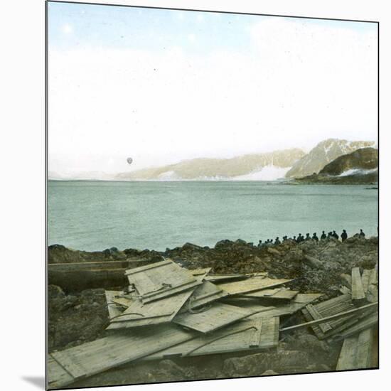 Spitsbergen, Andree Expedition to the North Pole, Departure of the Balloon, July 11, 1897, 2H30-Leon, Levy et Fils-Mounted Photographic Print