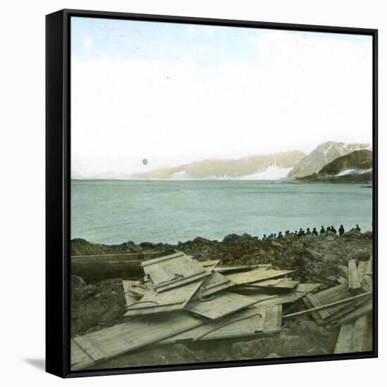 Spitsbergen, Andree Expedition to the North Pole, Departure of the Balloon, July 11, 1897, 2H30-Leon, Levy et Fils-Framed Stretched Canvas